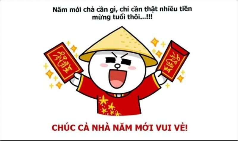 meme tết cực chất chào năm mới