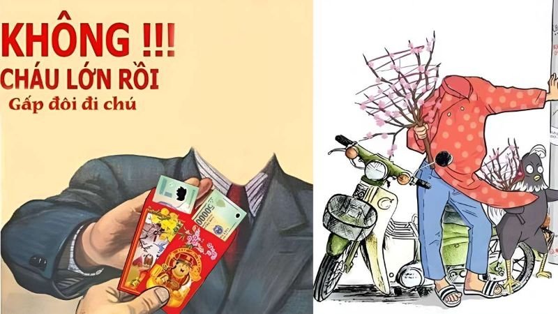 meme tết gây bão cộng đồng mạng