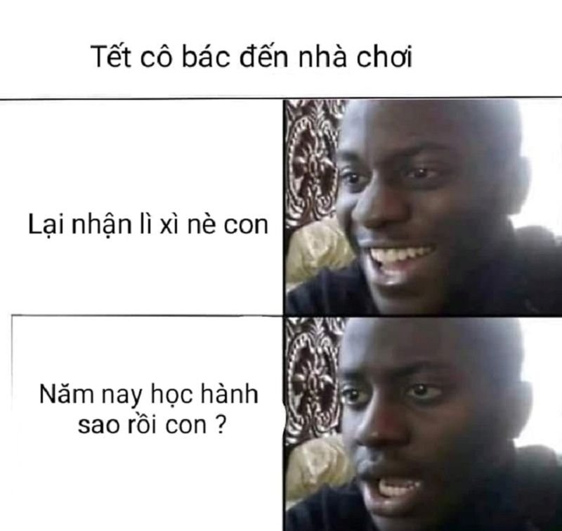 meme tết hài hước cười không ngừng