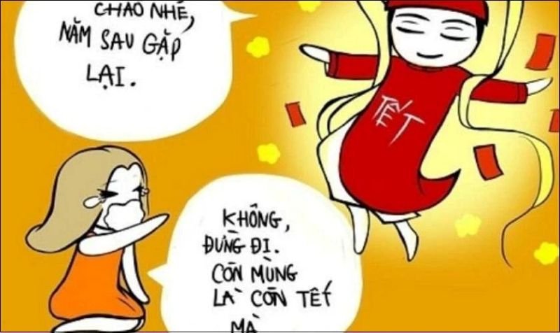 meme tết vui nhộn ngày đoàn viên