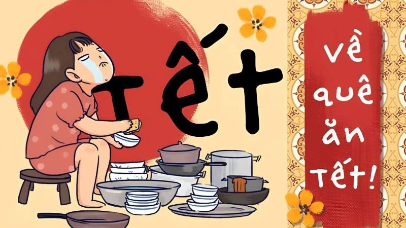 meme tết vui vẻ ngập tràn tiếng cười