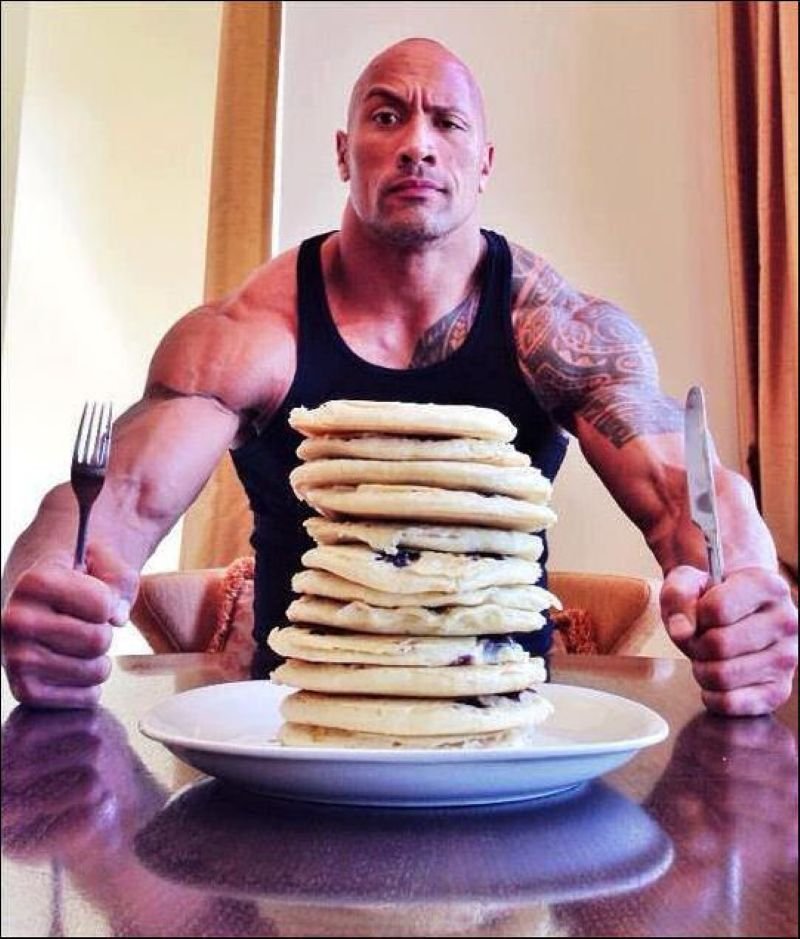 meme the rock đầy biểu cảm