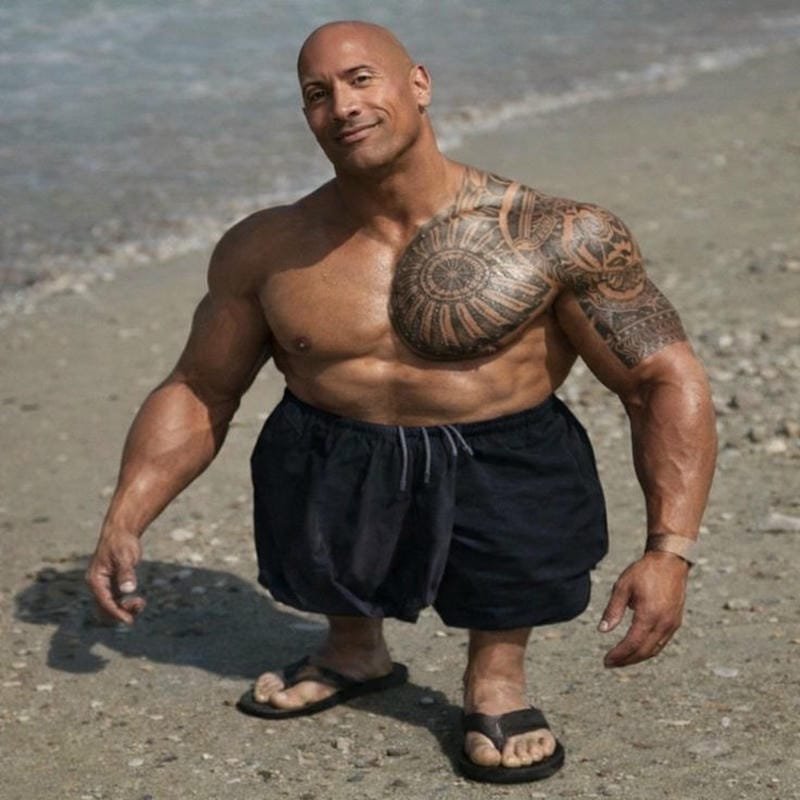 meme the rock gây cười cực mạnh