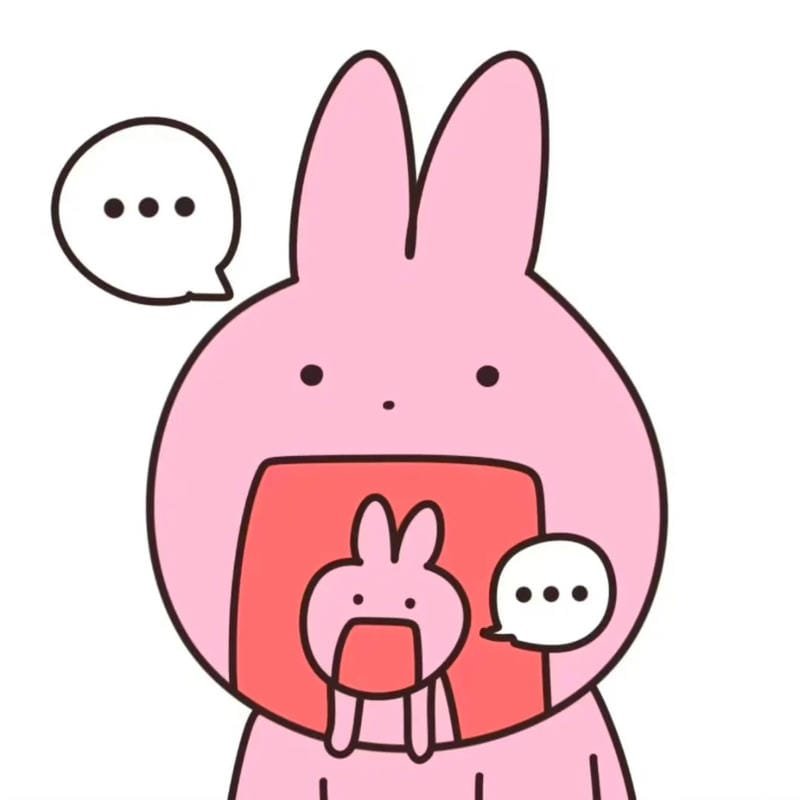 meme thỏ hồng đáng yêu nhất hôm nay
