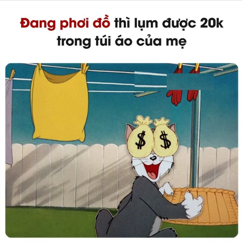 meme tom and jerry màn đối đầu hài hước