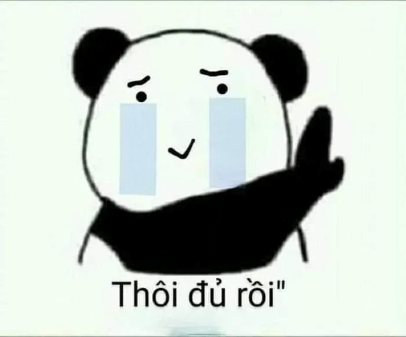 meme từ chối hài hước và đáng yêu