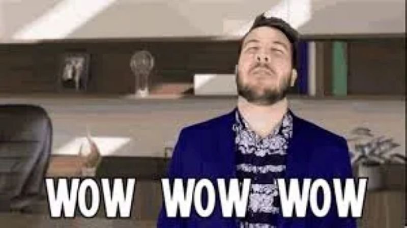 meme wow biểu cảm bất ngờ siêu hài