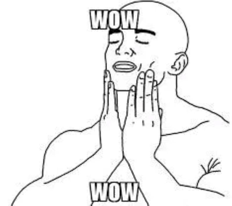 meme wow reaction hài hước khó đỡ