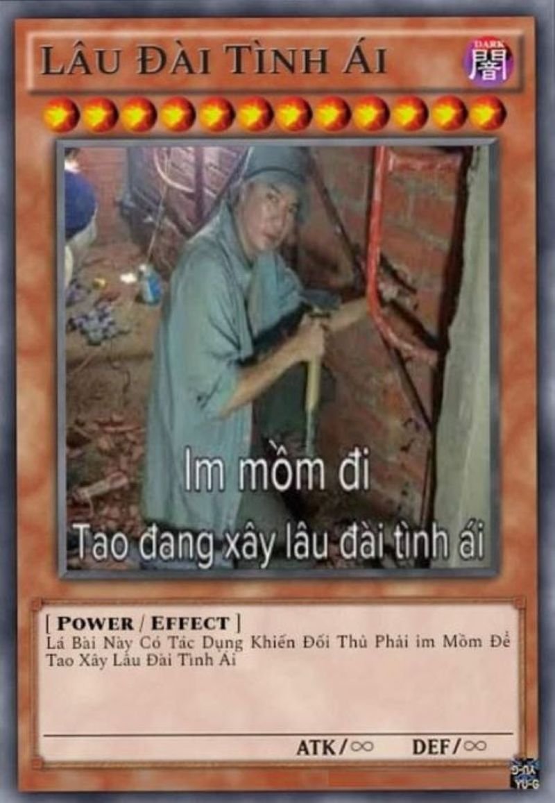 meme yugioh màn đấu bài đầy tấu hài