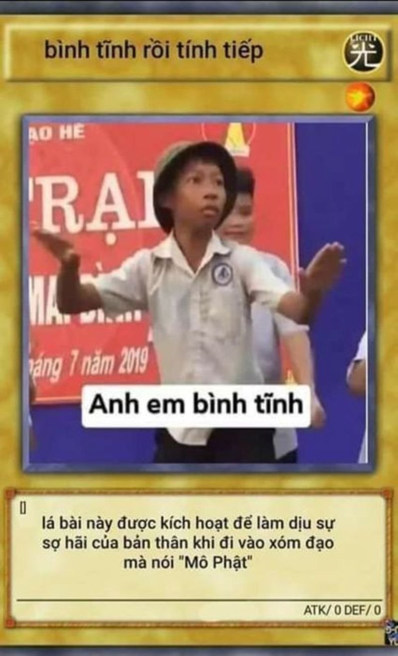 meme yugioh những khoảnh khắc chế cực duyên