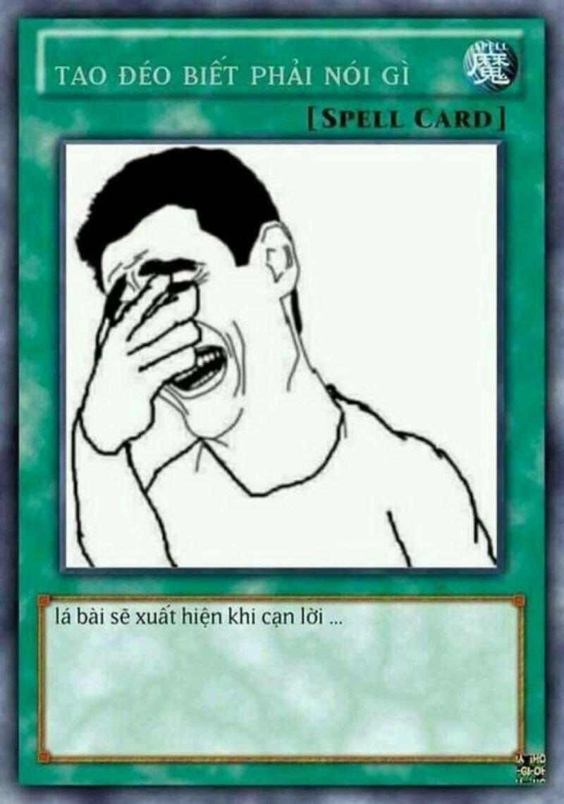 meme yugioh những pha biểu cảm đi vào lòng
