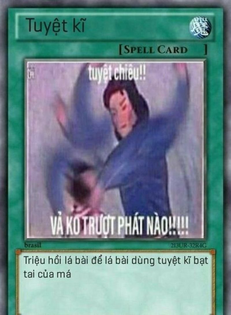 meme yugioh những pha đấu bài cực khó đỡ
